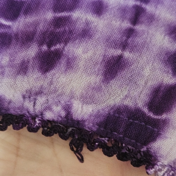 Embroidered pamcho tiedye coastal style one size 100% viscose - Picture 5 of 14
